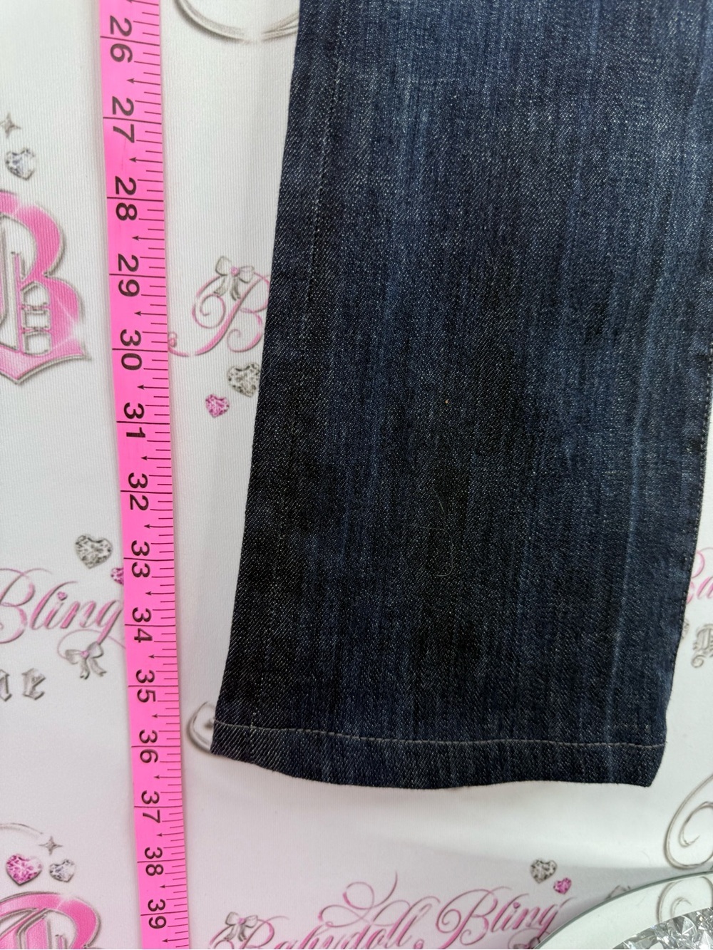 DAVID KAHN jeans Women's Dark Wash Boot Cut Jeans - Classic Mid-Rise - Picture 3 of 12